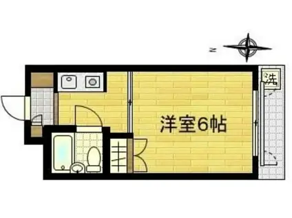 ステージ久が原(1K/3階)の間取り写真