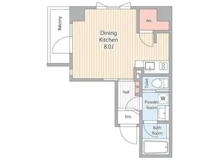 PREMIER秋葉原イースト プルミエ秋葉原イースト(ワンルーム/7階)の間取り写真