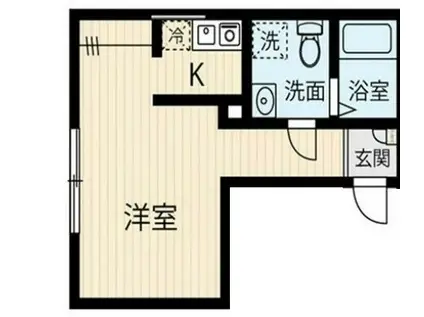 レオーネ八広(ワンルーム/1階)の間取り写真