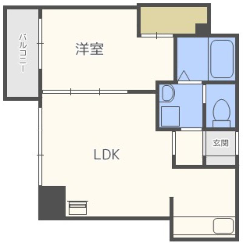 FRAIS-M(1LDK/10階)の間取り写真