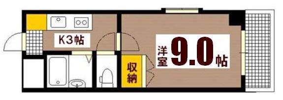 N-PROJECT広島(1K/11階)の間取り写真