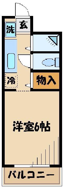 エスポワールメゾン(1K/4階)の間取り写真
