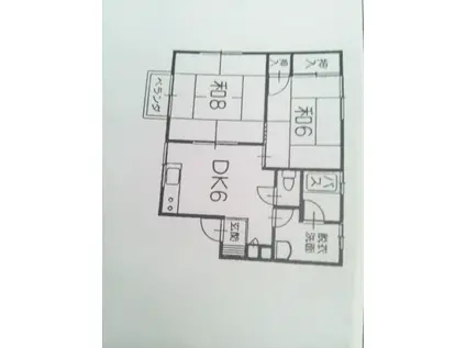 シルボンブリーズ(2DK/2階)の間取り写真