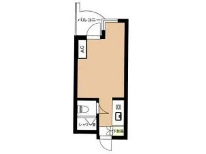 グレース成城I(ワンルーム/3階)の間取り写真