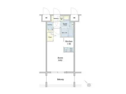 グランヘーベル金沢八景(3LDK/1階)の間取り写真