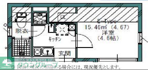 GREW KOENJI RESIDENCE(1K/3階)の間取り写真