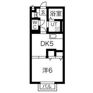 タウンコート大森(1DK/1階)の間取り写真