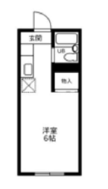 セントラル コーポ S館(1K/1階)の間取り写真