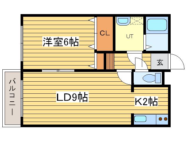 ABITAノース27(1LDK/4階)の間取り写真