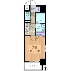 エスリード北浜イースト(1K/3階)の間取り写真