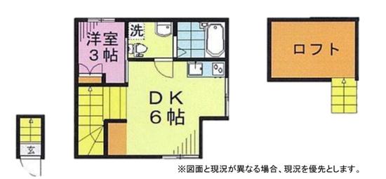 ザ レジデンス東十条(1DK/3階)の間取り写真