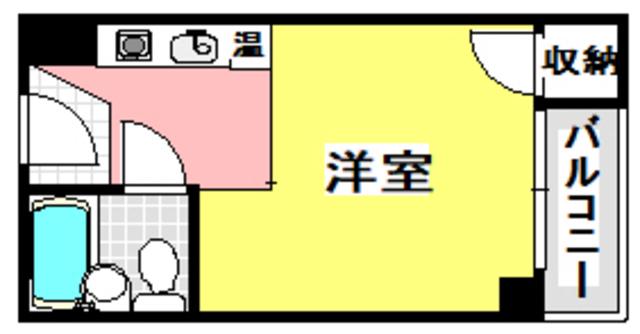 ビスタ泉町(ワンルーム/3階)の間取り写真
