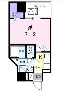 アネックスイシハラ(1K/3階)の間取り写真