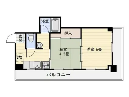 グリーンヴィレッヂ柿元(2K/3階)の間取り写真