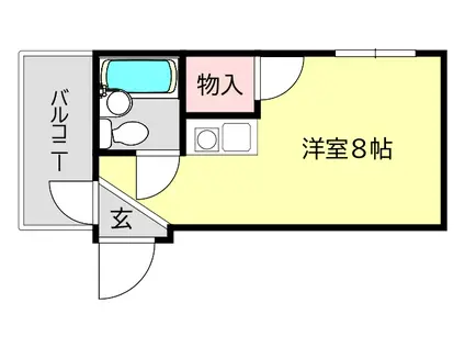 JOIE MAISON(ワンルーム/2階)の間取り写真