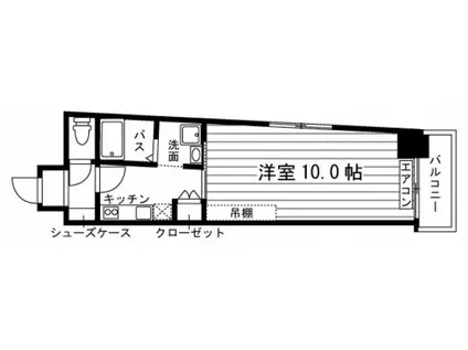 一番町プラネッツ(1K/7階)の間取り写真