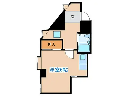 コンフォートレジデンス(ワンルーム/2階)の間取り写真