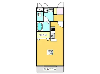 パズ昌栄II(1K/2階)の間取り写真
