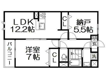 PASTON・COCO(1SLDK/3階)の間取り写真