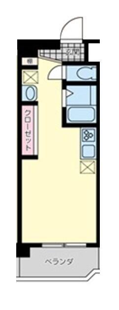 アルティア壱番館(1K/1階)の間取り写真