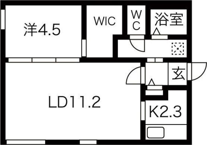 ART PARK II(1LDK/3階)の間取り写真