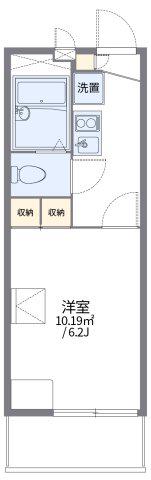 レオパレス諏訪(1K/1階)の間取り写真