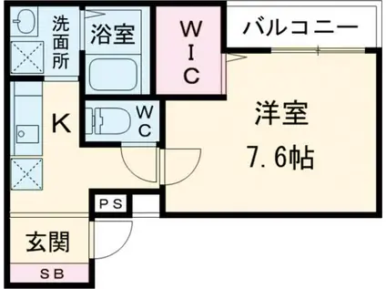 フジパレス向島町III番館(1K/1階)の間取り写真