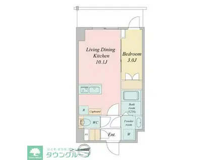 LIME RESIDENCE KAWAGUCHI イースト(1LDK/2階)の間取り写真