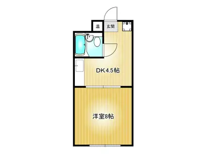 チサンマンション栄(1DK/11階)の間取り写真