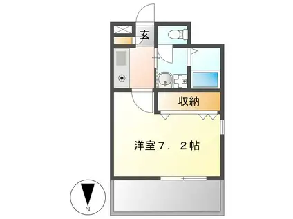 アスティ千種(1K/3階)の間取り写真