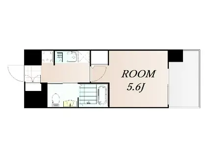 エスリード新大阪サウス(1K/11階)の間取り写真