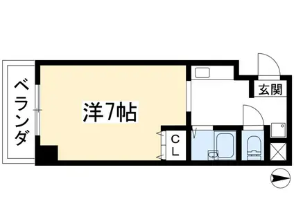 SUNS SON MINAKUCHI(1K/5階)の間取り写真