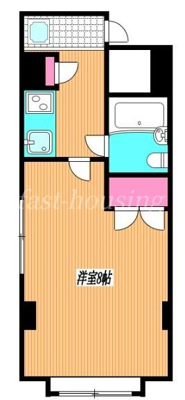 サニーハイツ(1K/3階)の間取り写真