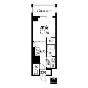 NISSYO BUILDING(1K/8階)の間取り写真