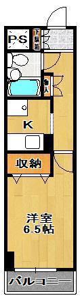 NOVA東口ビル(1K/3階)の間取り写真