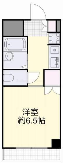 リアライズ西之町(1K/5階)の間取り写真