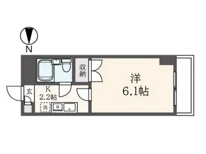 ワコーレ八幡山(1K/5階)の間取り写真