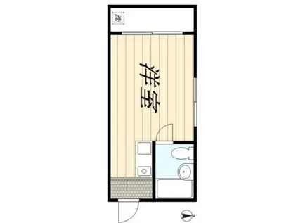 メゾン・ド・シェリュバン(ワンルーム/4階)の間取り写真