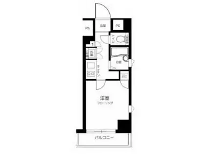 スカイコート東大前壱番館(1K/3階)の間取り写真