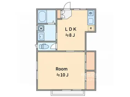 椎名町レジデンス(1LDK/2階)の間取り写真