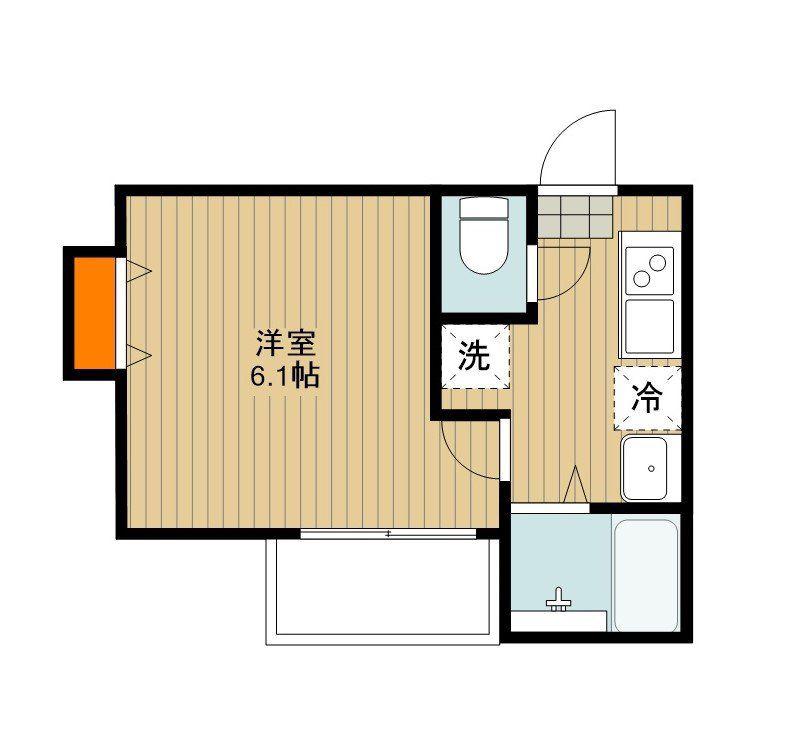 グランコート岩槻久伊豆(1K/3階)の間取り写真