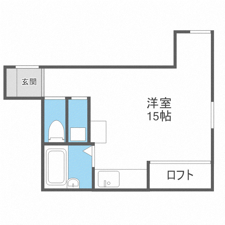 NAP-N32(ワンルーム/3階)の間取り写真