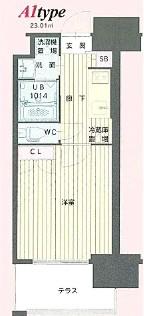 NO.111CLUBORIENTBLD(1K/3階)の間取り写真