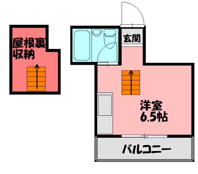 エスパシオ古川橋I(ワンルーム/3階)の間取り写真