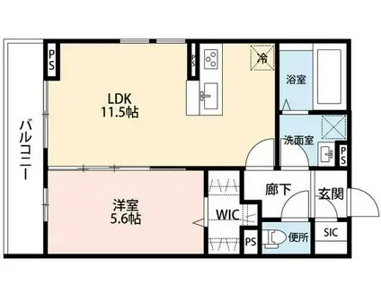 フィルモアシティ(1LDK/3階)の間取り写真