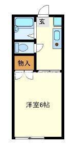 サンコート板宿(1K/1階)の間取り写真