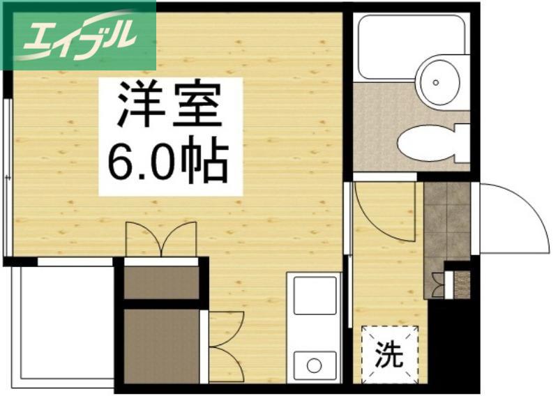 LA VILLA(ワンルーム/3階)の間取り写真