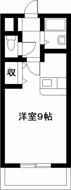 エレガンス11(ワンルーム/2階)の間取り写真