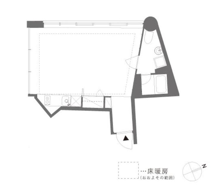 GROVE(ワンルーム/2階)の間取り写真