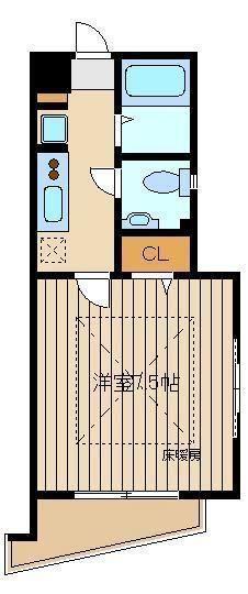 ピアコートTM保谷弐番館(1K/1階)の間取り写真